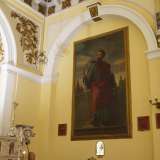 L'arredo sontuoso della chiesa risale al Secondo Dopoguerra e coincide con il periodo della sua ristrutturazione generale